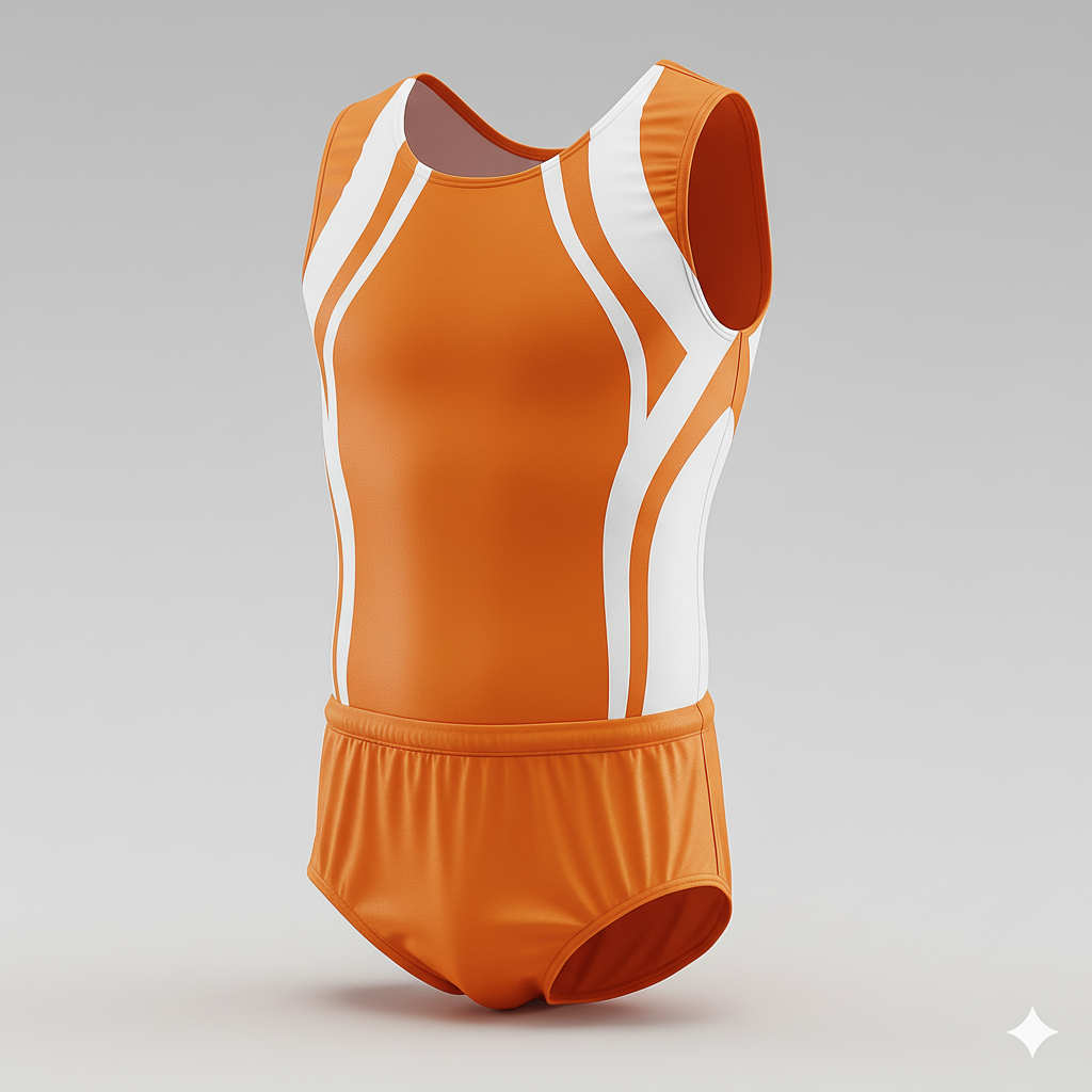 Red and White Boys Leotard