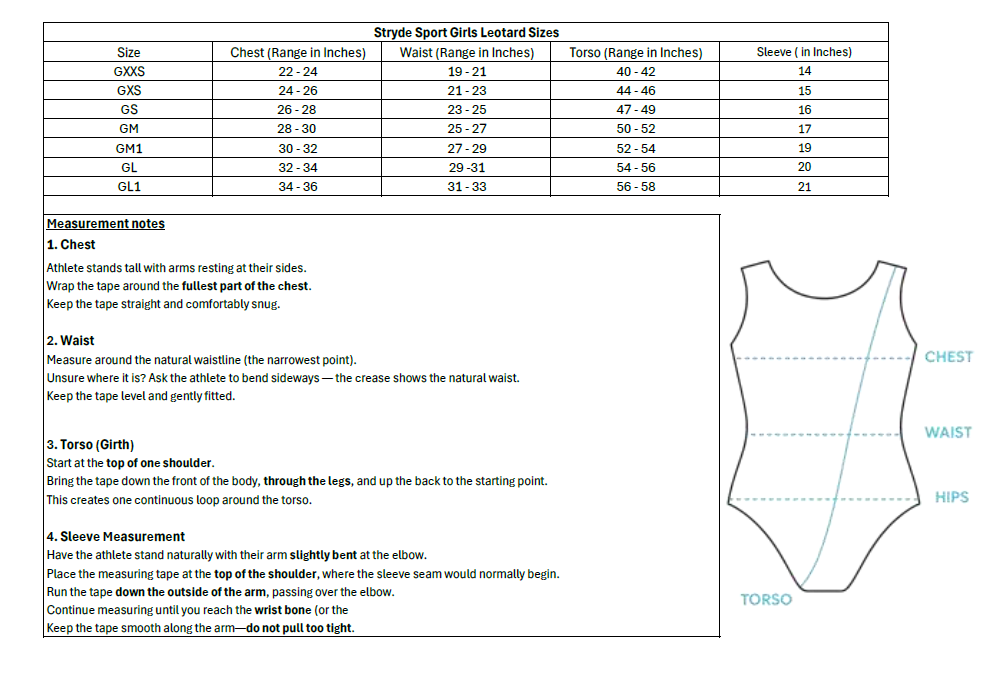 Classic Girls Practice Leotard