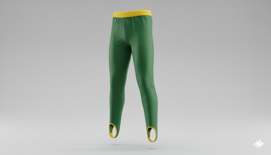 Green and Yellow Boys Gymnastics Stirrup Pants (Copy)